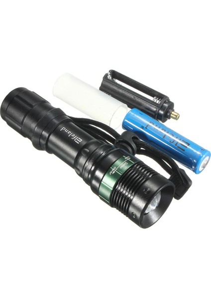 Elfeland 10000LM LED 3mode Zumlanabilir El Feneri + 18650 Pil +18650 Tüp (Yurt Dışından) fiyatları