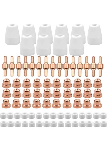 85 Adet Plazma Kesici Ucu Elektrotlar ve Nozullar Kiti PT31 30 40 50 Için Sarf Malzemeleri Plazma Kesici Kaynak Aletleri (Yurt Dışından)