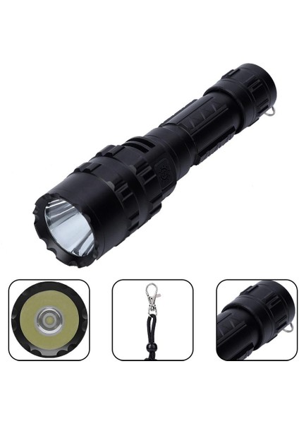 USB Char G Taşınabilir Su Geçirmez LED Açık Hava Avcılığı Acil Durum Için Yüksek Işık El Feneri 10W (Yurt Dışından) modelleri