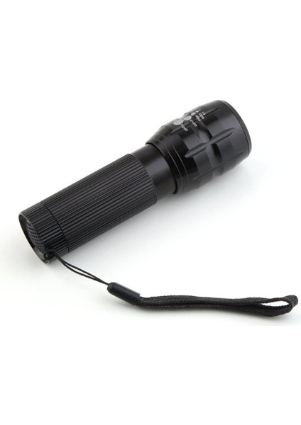 240 Lümen Zumlanabilir Q5 Bisiklet Bisikleti Bisiklet LED Ön Kafa Işığı Torç Alarmı - Siyah (Yurt Dışından) modelleri