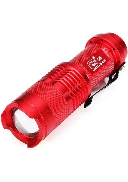 Gülen Köpekbalığı -8022 Q5 3modlu Yakınlaştırılabilir Mini LED El Feneri - Gules (Yurt Dışından) fırsatları