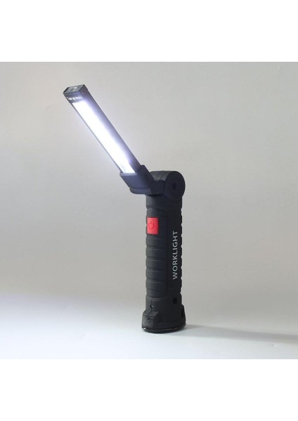 Lala USB Şarj Cob Katlanır Oto Tamir Lambası Çalışma Lambası Büyük 10W (Yurt Dışından)