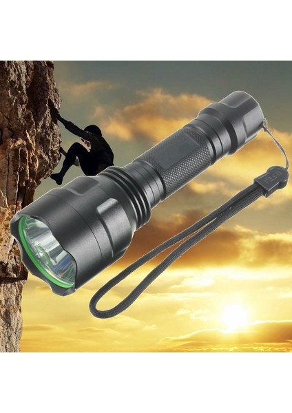 Pratik Mavi 600LM Q5 LED Yakınlaştırılabilir Mini El Feneri 1 Mod +1*14500+ŞARJ Cihazı (Yurt Dışından) modelleri