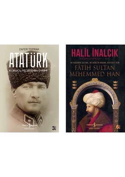 Türk Tarihi Serisi 2 Kitap Set ( Atatürk – Kurucu Felsefenin Evrimi, Fâtih Sultan Mehemmed Han )