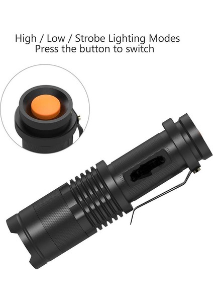 Te, Mini Işık El Fenerini Kolaylaştıracak Şekilde Ayarlandı SK68 Dual Power Teleskopik Zoom (Yurt Dışından) indirimleri