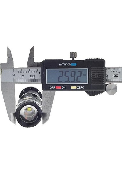 Sıpık SK68 120LM Dışbükey Lens LED Yakınlaştırma El Feneri W/ Q3-Wc - Siyah (Yurt Dışından) indirimleri