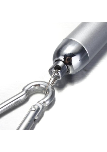 Mini LED Dışbükey Ayna El Feneri Lamba Anahtarlık Işık Torch Anahtarlık Gümüş (Yurt Dışından) fırsatları