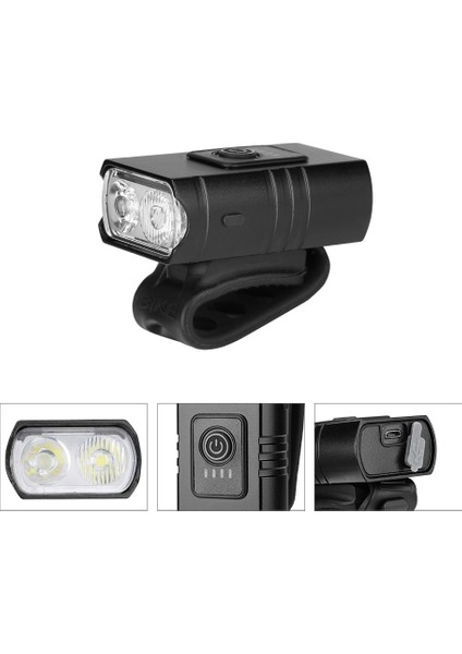 2000 Lm Mini Çift T6 Bisiklet Işıkları USB Şarj Açık Gece Sürme LED Aydınlatma Su Geçirmez El Feneri (Yurt Dışından) modelleri