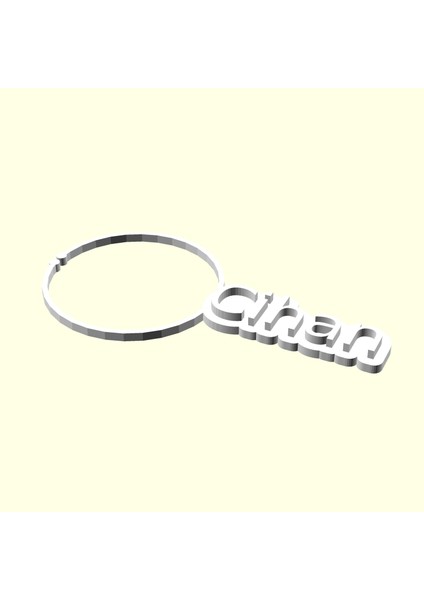 Cihan Kişiye Özel Üretim Bardak Için Isimlik Sevgiliye Eşe Hediyelik Tag Askı Organik Plastikten