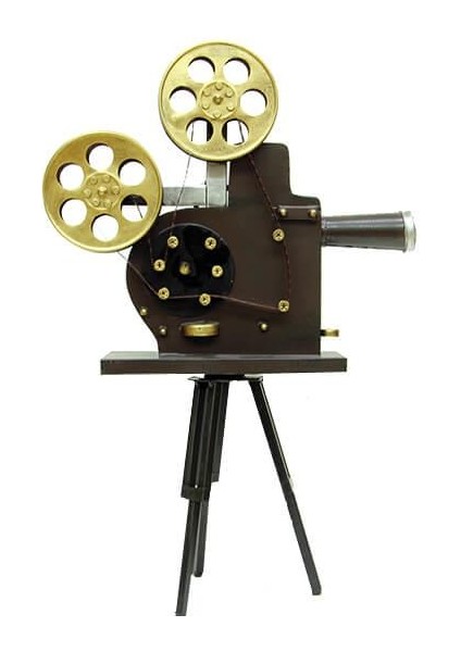 Sinemaskop Kamera Tripodlu Model Vintage Dekoratif Hediyelik