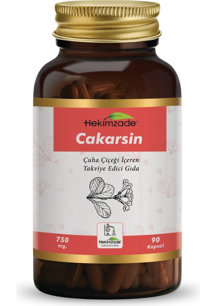 Cakarsin 90 Kapsül 750MG - Çuha Çiçeği İçeren Takviye Edici Gıda