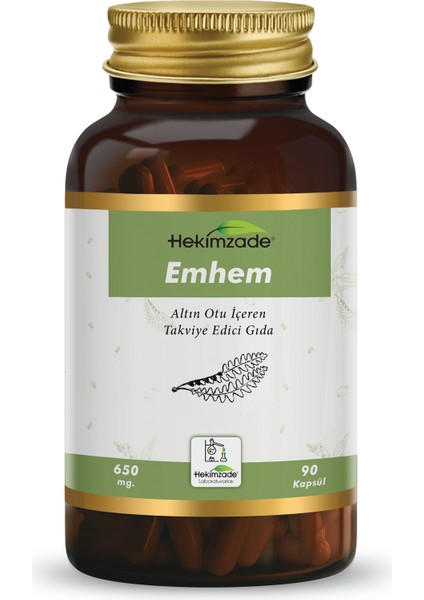 Emhem 90 Kapsül 650mg - Altın Otu Içeren Takviye Edici Gıda