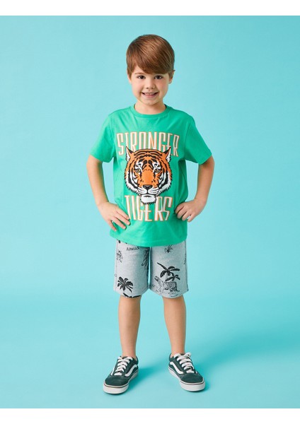 Erkek Çocuk Hayvan Baskılı Şort fiyatları