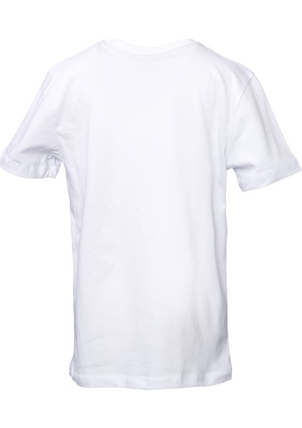 911502-9003 Bisiklet Yaka Regular Fit Baskılı Beyaz Erkek Çocuk T-Shirt fiyatları