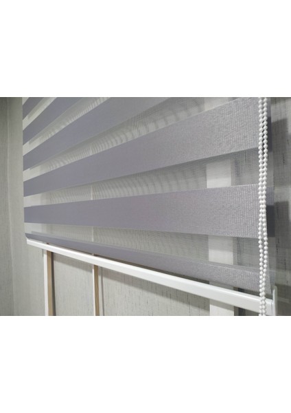 Gri Zebra Perde ( Düz ) modelleri