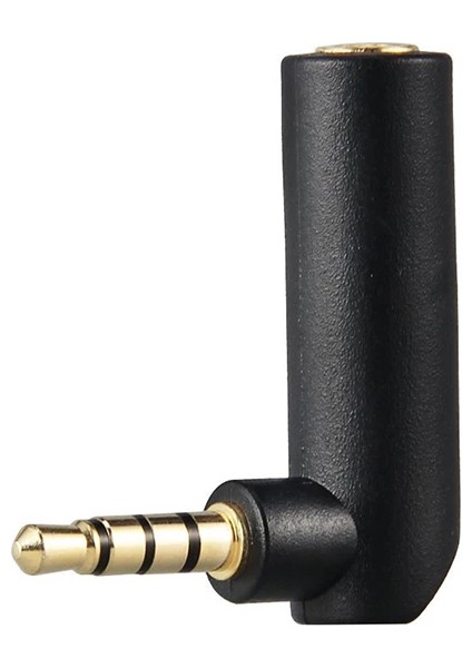 3.5mm Stereo L Aparat 4 Boğumlu 3.5 mm Stereo 90 Derece Sağ Açılı Çevirici Jak Dişi Erkek L fiyatları
