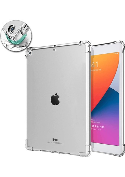 Apple iPad 10.2 (2021) 9.nesil Kılıf Airbag Darbe Emici Nitro Shock Silikon