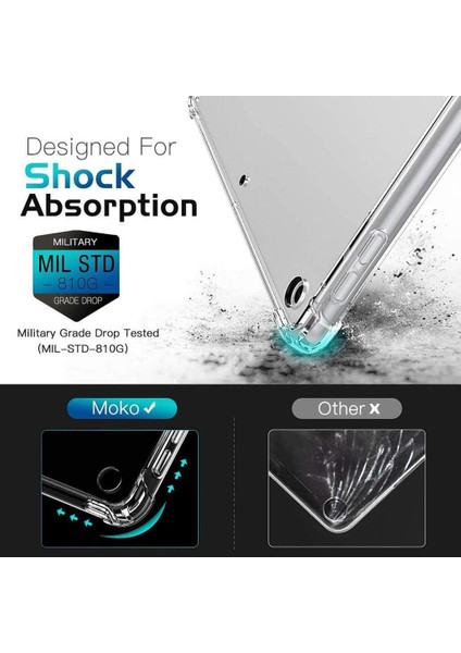 Apple iPad 10.2 (2021) 9.nesil Kılıf Airbag Darbe Emici Nitro Shock Silikon