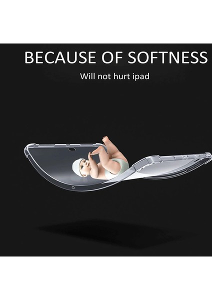 Apple iPad 10.2 (2021) 9.nesil Kılıf Airbag Darbe Emici Nitro Shock Silikon