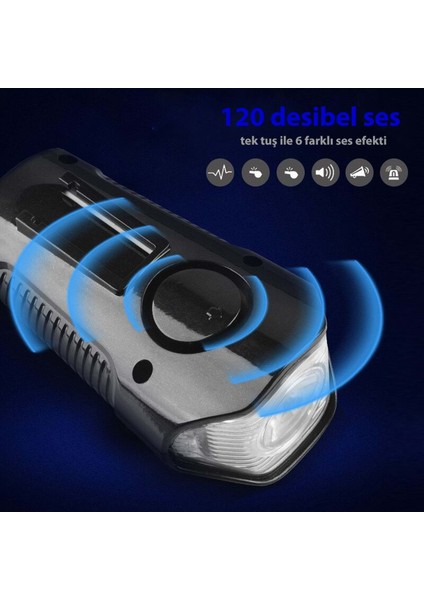 Dailylink Bisiklet Işık Korna LCD Hız Göstergesi Su Geçirmez Fener fırsatları