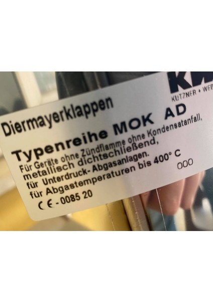 Mok 350 Ad Egzos Klapesi - Kw Baca Klapesi