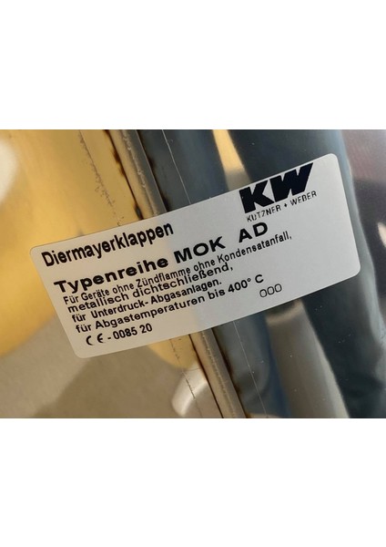 Mok 350 Ad Egzos Klapesi - Kw Baca Klapesi
