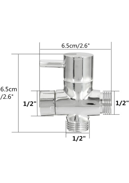 Saptırıcı Banyo Tuvalet Bide Püskürtücü Duş Başlığı Için Pirinç 3 Yollu T-Adaptör Vanası indirimleri
