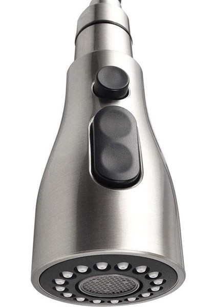 Mutfak Lavabo Aşağı Çekin Musluk Püskürtme Başlığı Memesi Dışarı Çekin Hortum Püskürtücü Yedek Parça Musluk Başlığı - Fırçalanmış Nikel (Yurt Dışından)