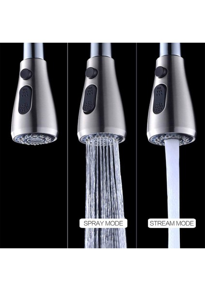 Musluk Püskürtme Kafasını Aşağı Çekin Mutfak Musluk Memesi Lavabo Bataryası Yedek Kafa fırsatları