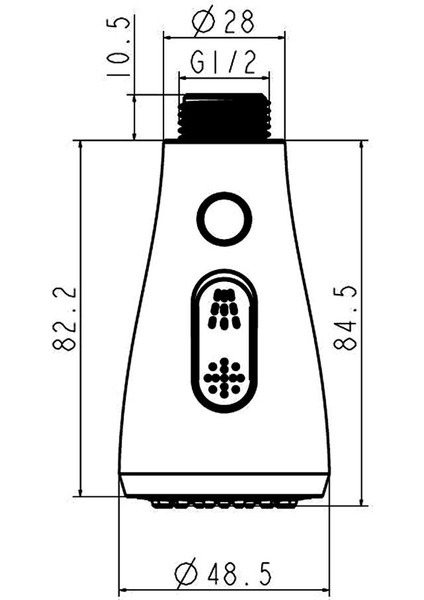 Musluk Püskürtme Kafasını Aşağı Çekin Mutfak Musluk Memesi Lavabo Bataryası Yedek Kafa indirimleri