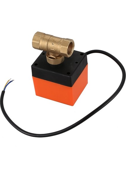 DN15-2 AC220V Klima Yerden Isıtma Mikro-Elektrikli Iki Yönlü Küresel Vana Üç Hatlı Iki Kontrol Elektrikli Küresel Vana fiyatları