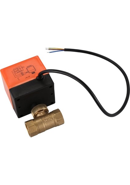 DN15-2 AC220V Klima Yerden Isıtma Mikro-Elektrikli Iki Yönlü Küresel Vana Üç Hatlı Iki Kontrol Elektrikli Küresel Vana modelleri