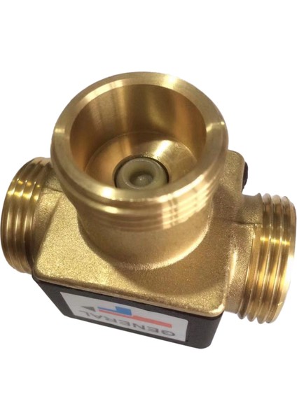 Adet 3 Yollu DN25 Dış Dişli Pirinç Termostatik Karışım Vanası Güneş Enerjili Su Isıtıcı Termostatik Vana, Termostatik Karışım Vanası fiyatları