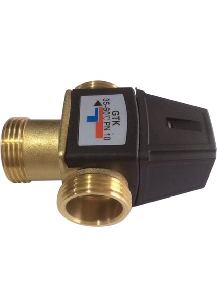 Adet 3 Yollu DN25 Dış Dişli Pirinç Termostatik Karışım Vanası Güneş Enerjili Su Isıtıcı Termostatik Vana, Termostatik Karışım Vanası modelleri