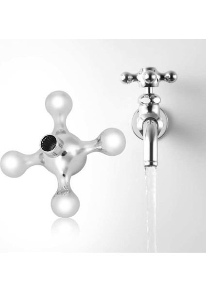 Çapraz Şekil Musluk Kolu Ev Su Musluğu Bakır Yedek Aksesuarlar