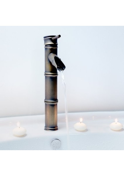 Tek Kolu Banyo Bambu Damar Dolgu Musluğu, Antika Br fırsatları