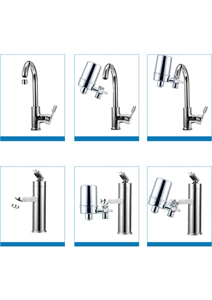 Musluk Suyu Filtresi, Ev Mutfağı Için Uzun Ömürlü Musluk Suyu Yükseltici Sistemi, Anahtarlı Musluk Montaj Filtresi - Standart Musluklara Uyar fiyatları