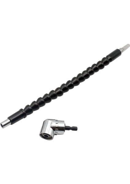 Flyeer Dik Açılı Matkap ve Matkap Veya Tornavida 1/4 Için Esnek Açılı Uzatma Ucu Kiti indirimleri