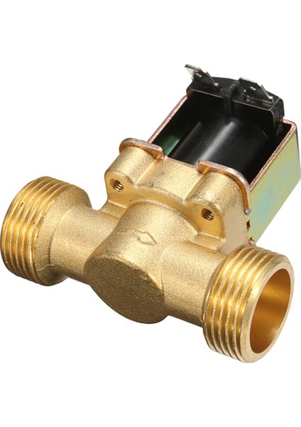 Hava Su Vanası Için 220V 2 Yollu Normalde Kapalı Pirinç Elektrikli Solenoid Valf indirimleri