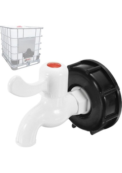 Iplik Ibc Tank Adaptörü Musluk Konnektörü Değiştirme Vana Bağlantı Parçaları, 2 Inç Kalın Dişli Musluk Küçük Su Memesi(Yurt Dışından) fiyatları