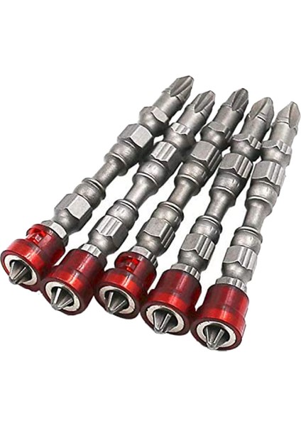 10 Adet 65MM Manyetik Somun Sürücü Seti 1/4 Inç Altıgen Şaft Ph2 Yıldız Tornavida Uçları Seti Sürücü Bit Seti fiyatları