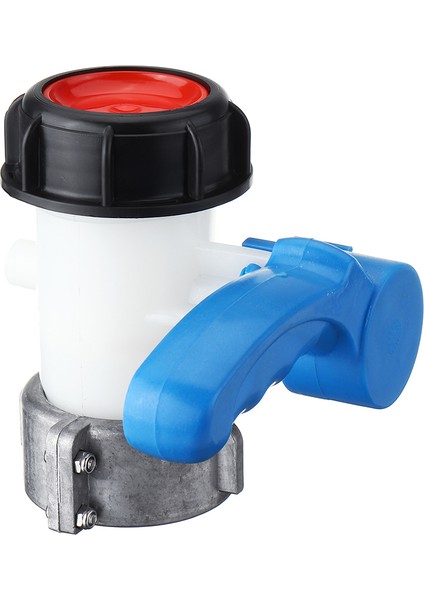 DN40/50 Ibc Evrensel Hortum Bağlantısı Musluk Kapatma Bahçe Aksesuarları Kaba Dişli Tote Tank Adaptörü Alüminyum Alaşımlı Kelebek Vana - 62MM fiyatları