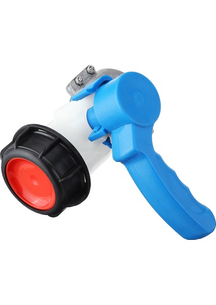 DN40/50 Ibc Evrensel Hortum Bağlantısı Musluk Kapatma Bahçe Aksesuarları Kaba Dişli Tote Tank Adaptörü Alüminyum Alaşımlı Kelebek Vana - 62MM indirimleri