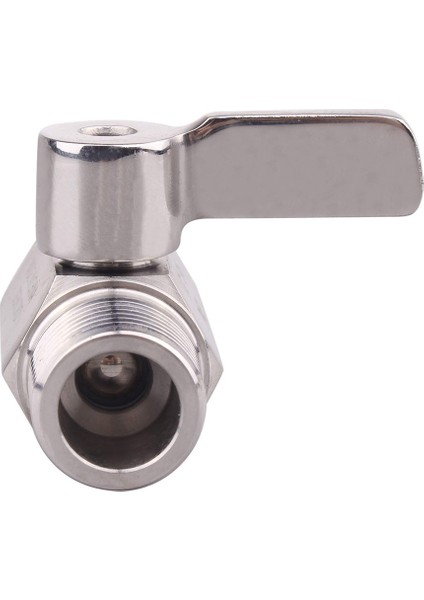 316 Paslanmaz Çelik Mini Küresel Vana(1/2 Inç Dişi x Erkek) Npt Dişli, Su Akış Regülatörü Kafa Kontrol Vanası indirimleri