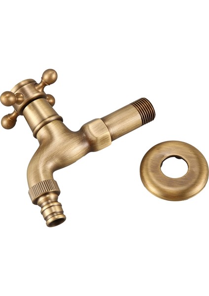 Banyo Musluğu Ury Antika Br Su Musluğu Dekoratif Dış Mekan Musluğu Bahçe Önlüğü Dokunun Banyo Çamaşır Makinesi fırsatları