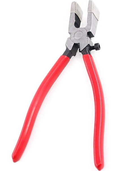 Kolu Kırma Cam Pense Vitray Aletler Düz Uçlu Cam Pense Düz Cam Kırpma Pensesi El Aleti Kırmızı(Yurt Dışından) modelleri