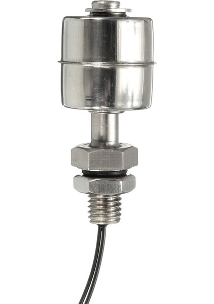 Dayanıklı 304 Paslanmaz Çelik Sıvı Su Seviye Sensörü Yatay Şamandıralı Anahtar 220V 50W 1.5A 45MM fırsatları