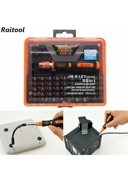 Aracı Raitool 53 1 Çok-Bit Hassas Tornavida Torx Cımbız Cep Telefonu Tamir Alet Seti Yeni modelleri
