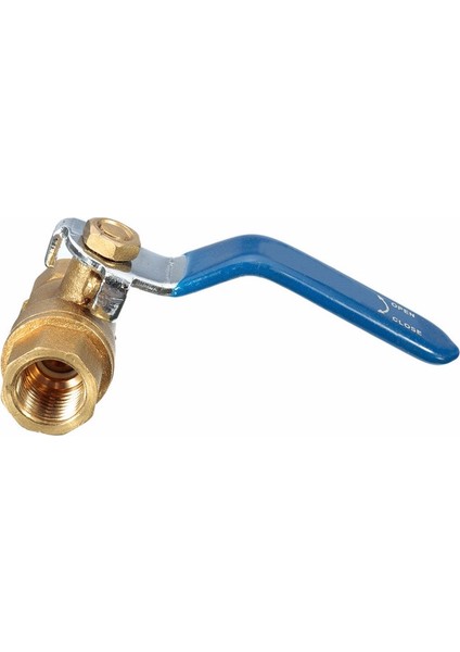 Pirinç Küresel Vana 1/4'' Dişi Npt Tam Bağlantı Noktalı 600 Wog- Ul Listeli, Fm Onaylı