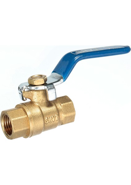 Pirinç Küresel Vana 1/4'' Dişi Npt Tam Bağlantı Noktalı 600 Wog- Ul Listeli, Fm Onaylı fırsatları